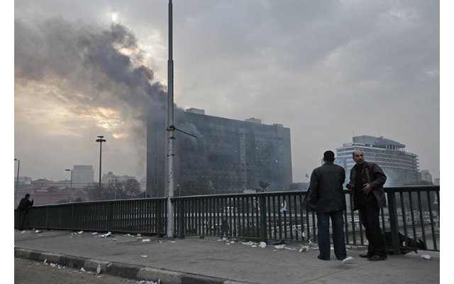 PHOTOS : L'insurrection égyptienne du 29 janvier 