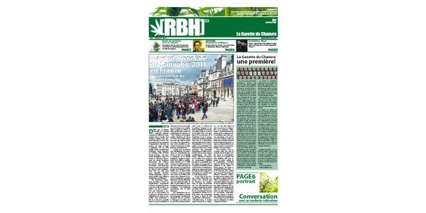 Image:Nouveau journal gratuit : [RBH]23 - La Gazette du Chanvre
